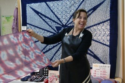 Itajime Shibori Scarf Class - Timing, price, and group size that make it feel personal