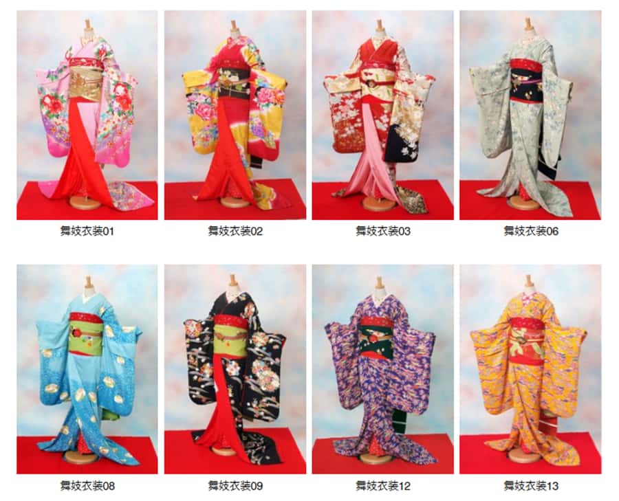 Kyoto: 2-Hour Maiko Makeover and Photo Studio Shoot - Picking a kimono with seasonal patterns that feel real