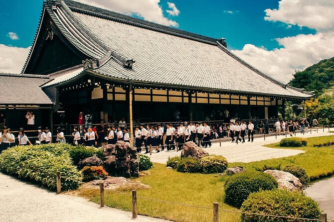 Kyoto: Arashiyama Bamboo Forest, Monkeys, Matcha & Temple Tour - Monkey Park Iwatayama: the uphill hike and the best Kyoto views
