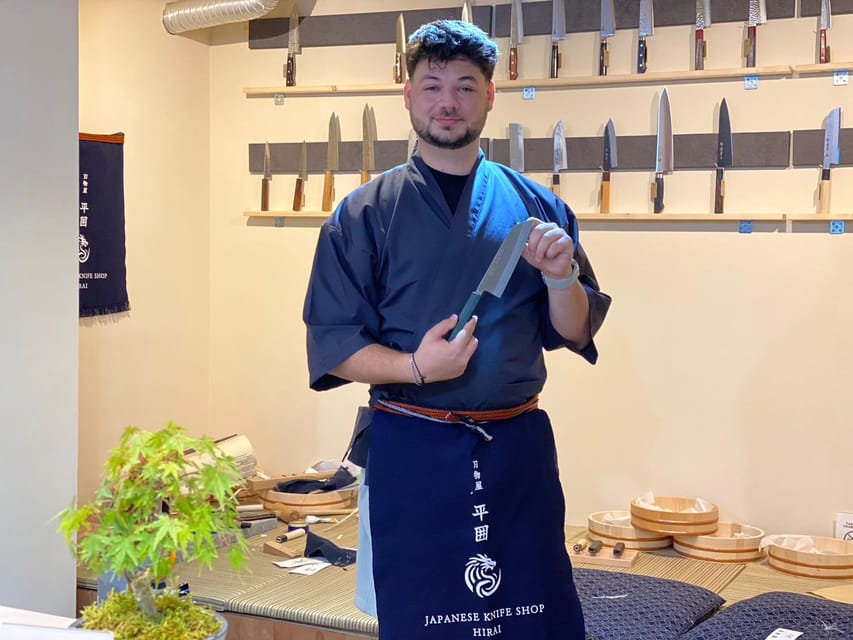 Kyoto: Beginner Knife Sharpening & Handle Fitting Workshop - Your Knife Choice: Santoku, Deba, or Yanagi