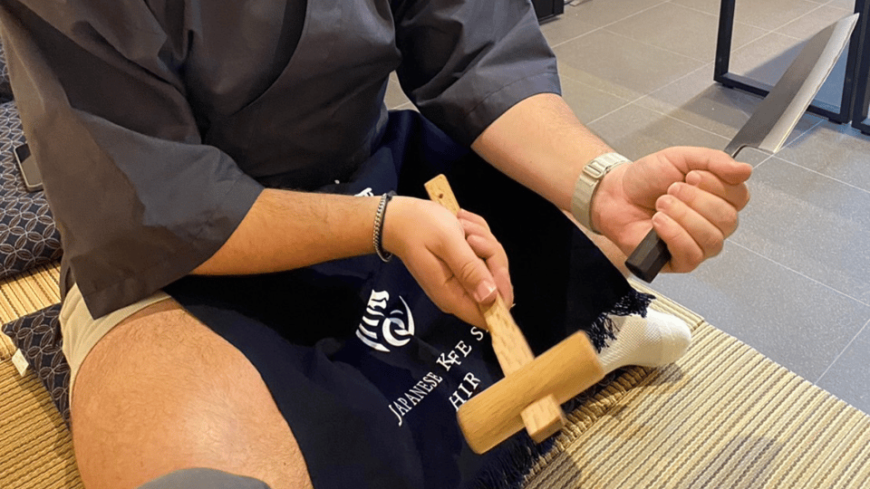 Kyoto: Beginner Knife Sharpening & Handle Fitting Workshop - What You Leave With: Your Knife, Packaged and Engraved