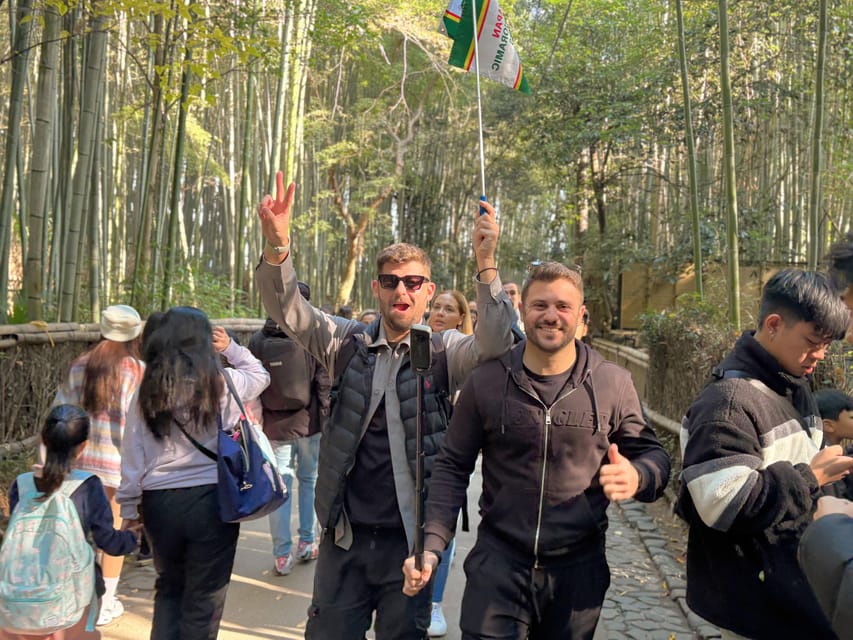 Kyoto: Fushimi Inari, Kinkakuji, Bamboo Grove 1 Day Bus Tour - Arashiyama lunch break and Togetsukyo Bridge views