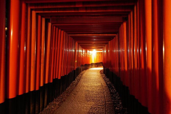 Kyoto Fushimi-Inari Night Walking Tour - Photo time, walking shoes, and staying safe on the darker paths