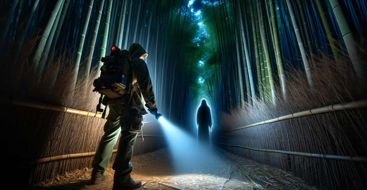 Kyoto: Ghost Tour - Legends, Dark Tales, Bamboo Forest Night - Arashiyama’s bamboo forest at night is a different world