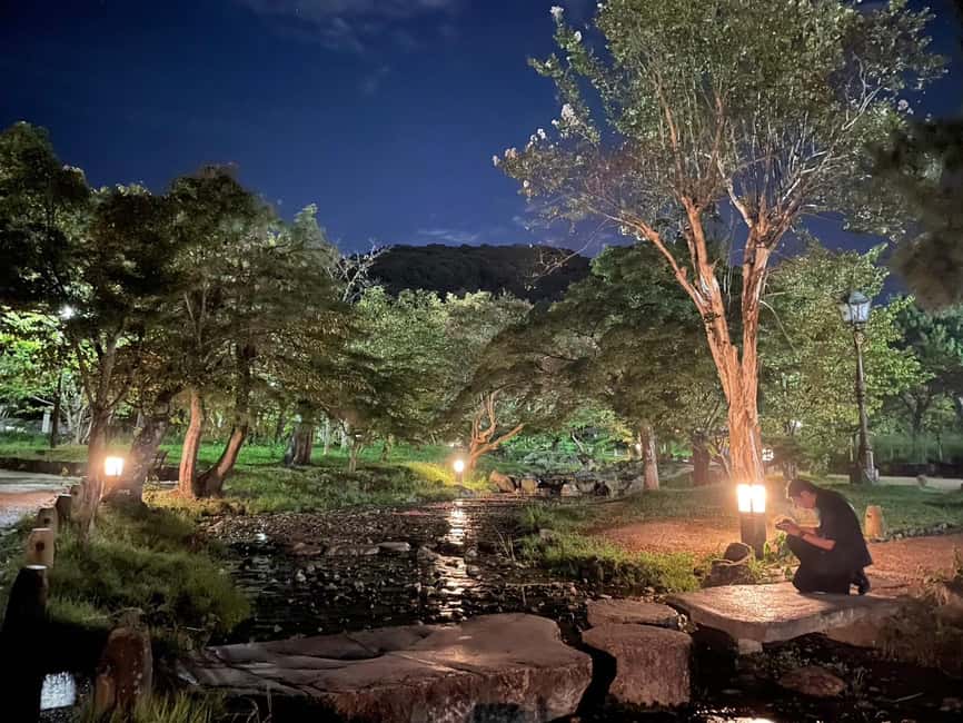 Kyoto: Gion & Geisha District Night Time Walking Tour - Maruyama Park: a needed breath before the geisha streets