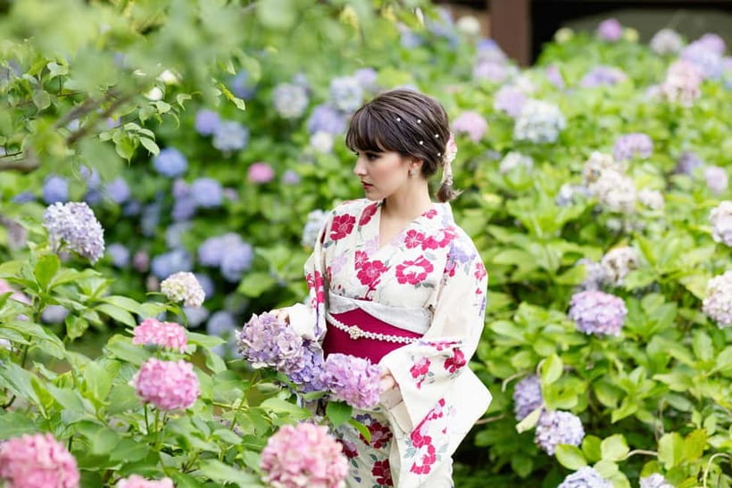 Kyoto Gion Kiyomizudera Kimono Yukata Hairstyle | Photoshoot - Dressing Help That Keeps You Comfortable (Not Just Photogenic)