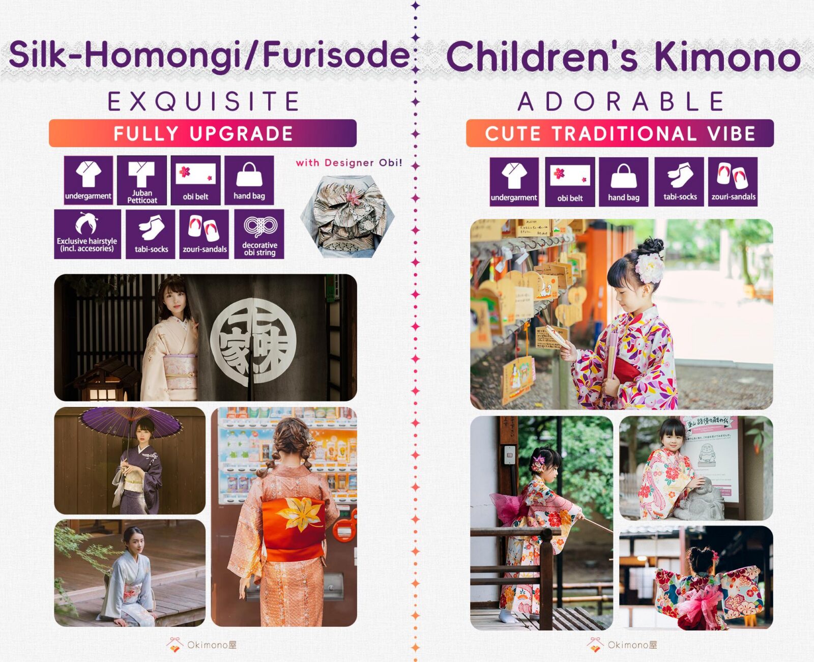 Kyoto Gion Kiyomizudera Kimono Yukata Hairstyle | Photoshoot - Kiyomizudera and Gion: Two Different Moods in One Kimono Day