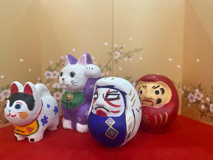 Kyoto: Make Your Own "Daruma" Craft & Painting Workshop - Daruma and the symbolism you hear while you paint