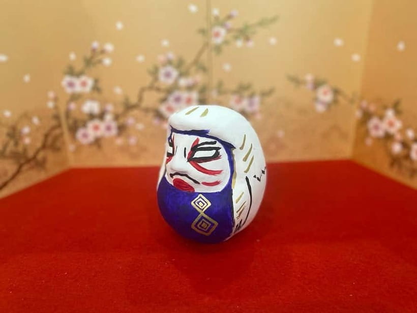 Kyoto: Make Your Own "Daruma" Craft & Painting Workshop - May/Mei’s small-shop atmosphere: friendly, not performative
