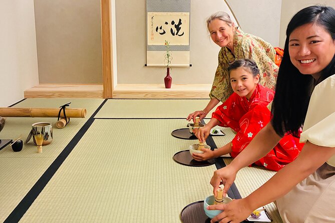 Kyoto: Newly Opened Tea Ceremony - Sanjo Chasuian - Matcha practice: whisking your own bowl without the confusion