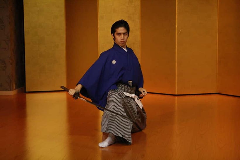 Kyoto: Samurai Kenbu Traditional Sword Dancing Show - Sword responsibility and the folding fan: the training details that make it click