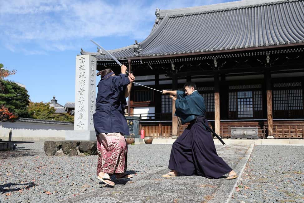 Kyoto: Samurai Sword & Kimono Action Filming Experience - Learning makkogiri and kesagiri: the moves you practice before filming