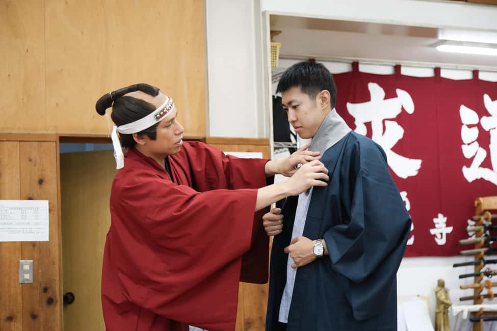 Kyoto: Samurai Sword & Kimono Action Filming Experience - Chambara performance by professional samurai actors
