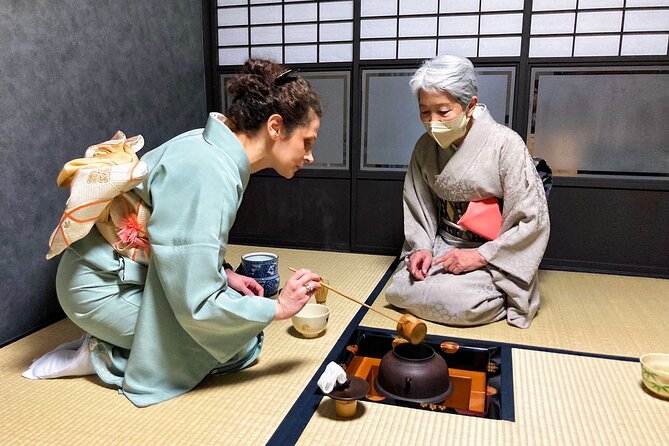 KYOTO Tea Ceremony with kimono near by Imamiya Jinjya Shrine - Price in Perspective: What $99.49 Is Buying You