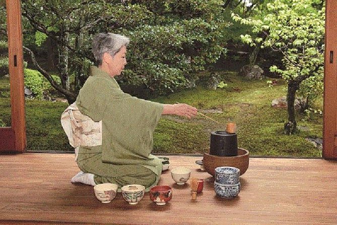 KYOTO Tea Ceremony with kimono near by Imamiya Jinjya Shrine - Nishijin Kimono Dressing and Hair Styling: Fast, Detailed, and Photo-Friendly