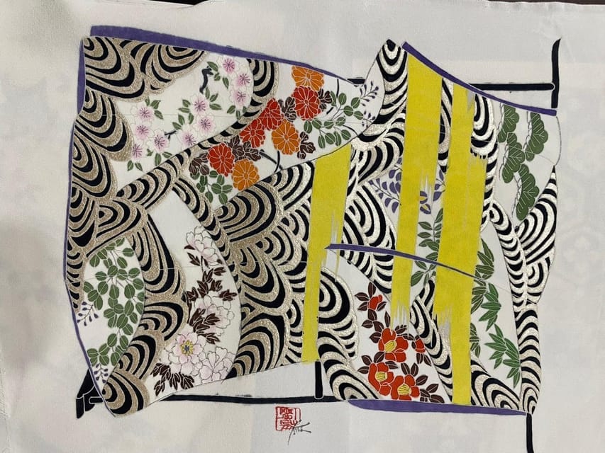 Kyoto: Traditional Yuzen Dyeing Experience - How you choose a design and build your color palette