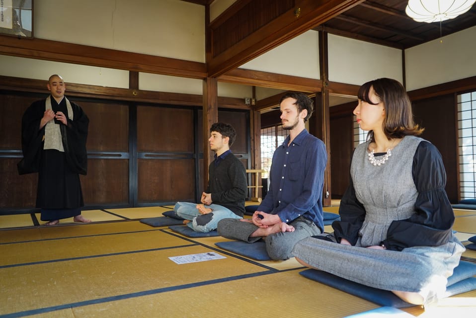 Kyoto: Zen Meditation and Garden Tour at a Temple with Lunch - Zazen basics: posture, breathing, and staying quiet