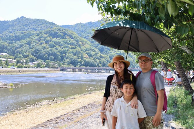 Luxury Kyoto 1-Day Private Car Tour with Nara & Osaka Options - Arashiyama bamboo and the river-bridge stroll in one calm block