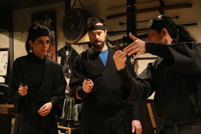 Ninja 2-hour Hands-on Lesson by Japanese master in Kyoto -Medium - Ninja Sword, Kunai, and the Tools That Make It Feel Real
