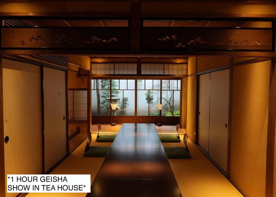 One Hour Geisha Show in Kyoto - The big draw: seeing a Maiko where it actually happens
