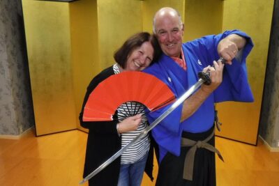 Samurai School in Kyoto: Samurai for a Day - The sword draw lesson: katana technique in plain steps